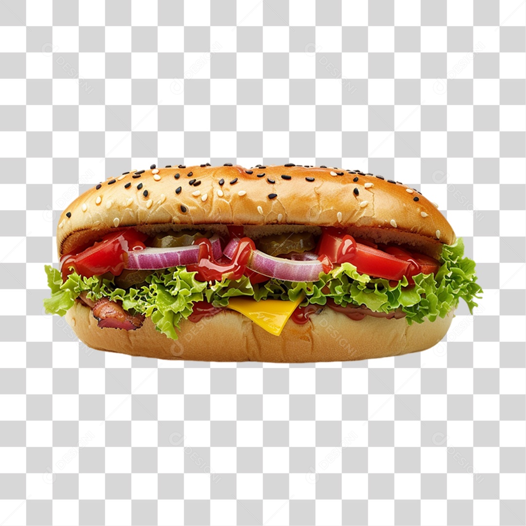 Sanduiche Vários Sabores PNG Transparente