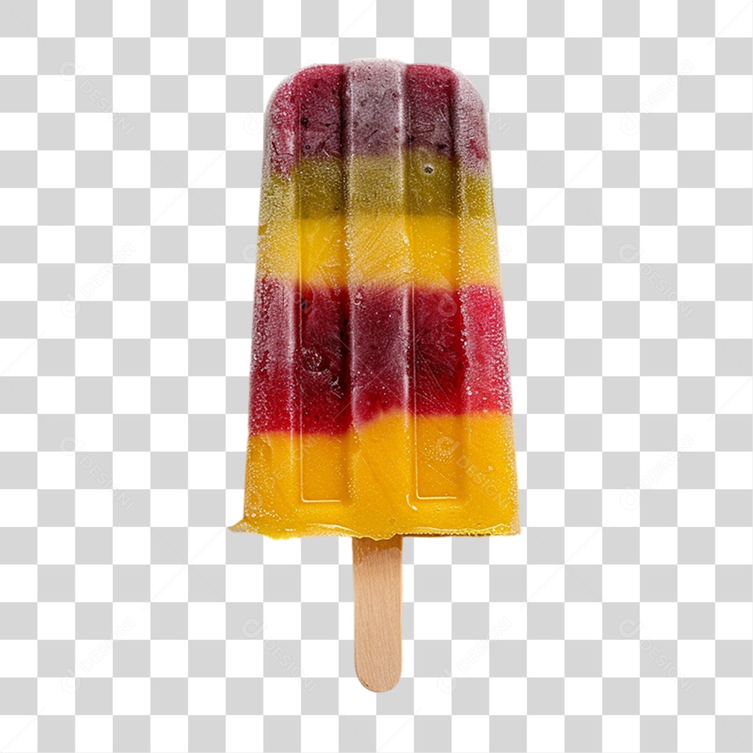 Picolés Sorvetes Cores Sabores PNG Transparente