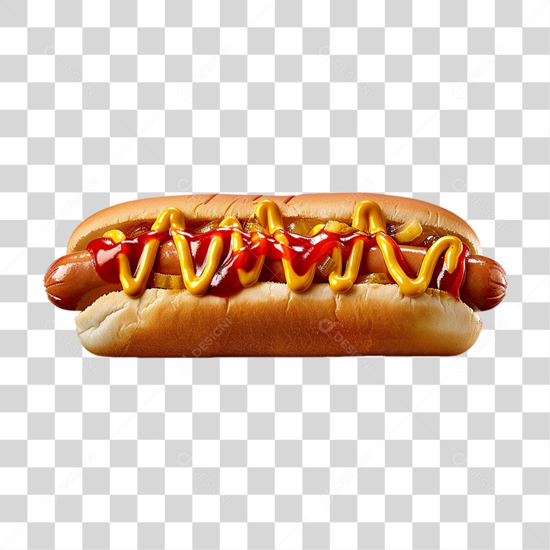 Elemento 3D Comidas Lanches PNG Transparente