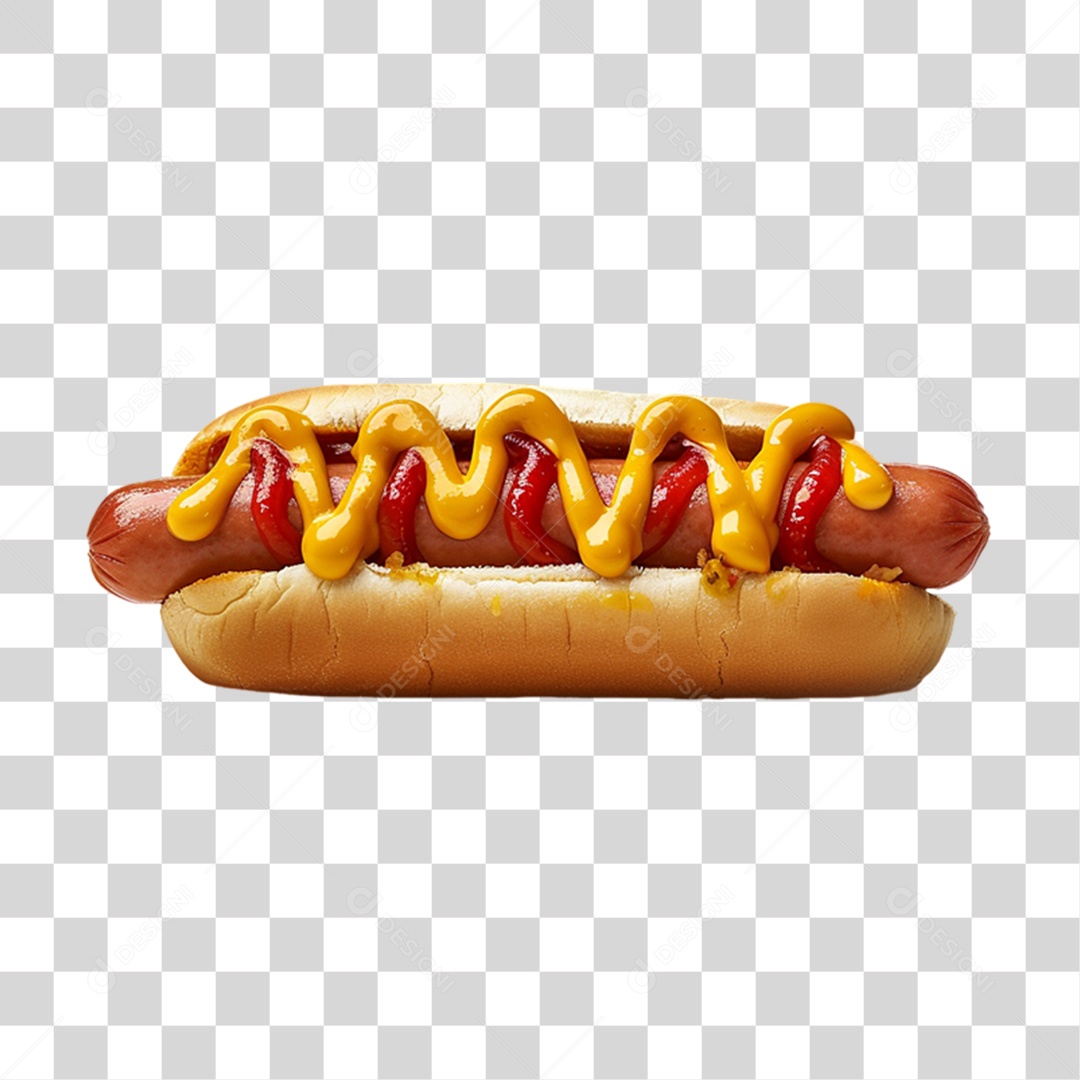 Elemento 3D Comidas Lanches PNG Transparente