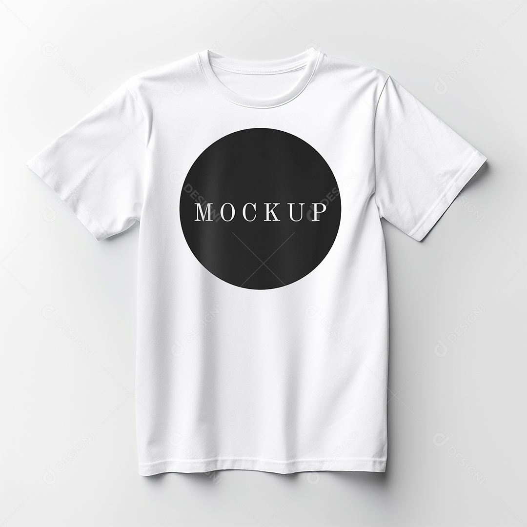 Mockup Camiseta Masculina PSD Editável