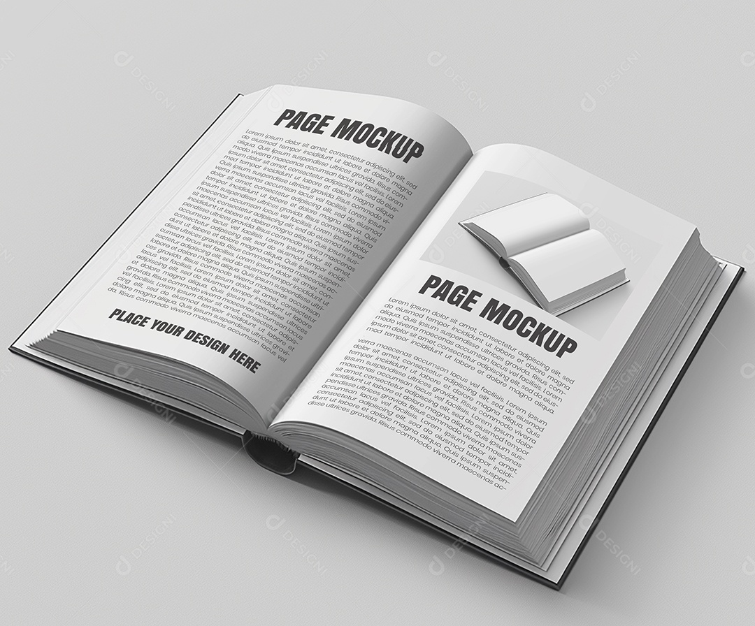 Livros Mockup Escritor Leitura Palavras Capítulos Autor PSD Editável