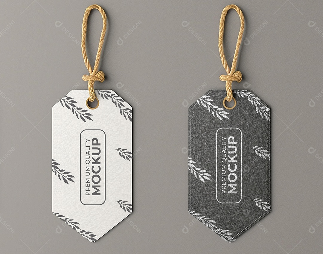 Mockup Etiqueta PSD Editável