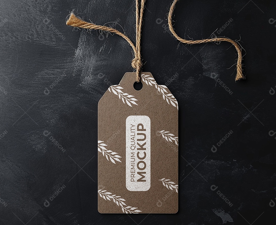 Mockup Etiqueta PSD Editável