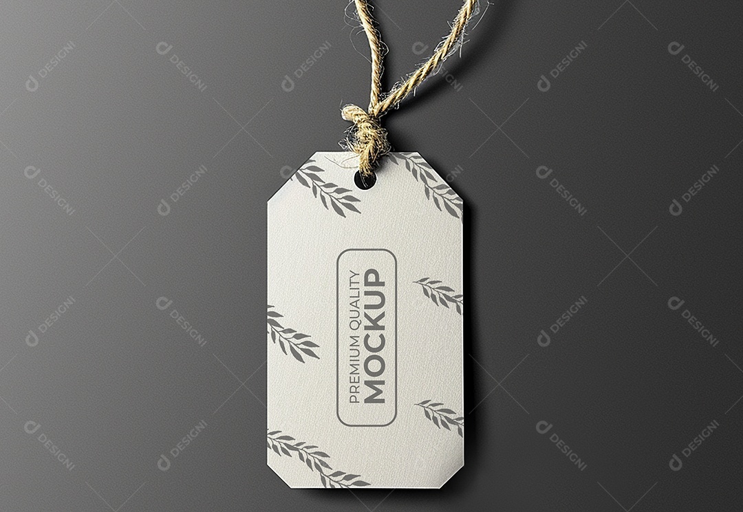 Mockup Etiqueta PSD Editável