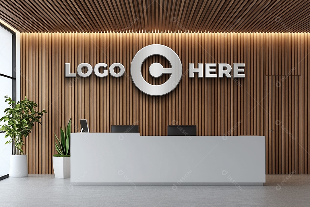 Mockup Logo PSD Editável