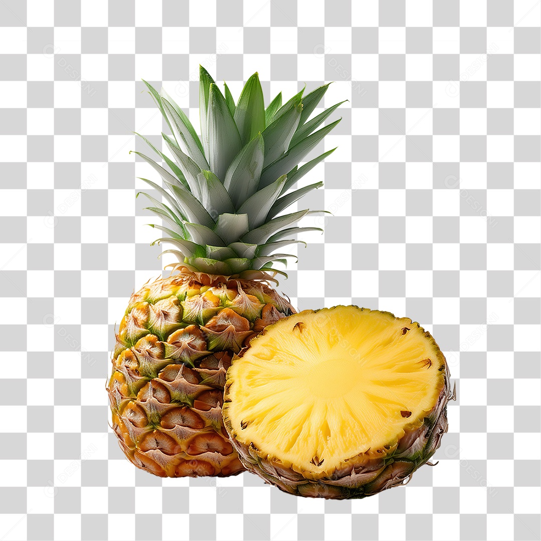 Abacaxi Frutas PNG Transparente