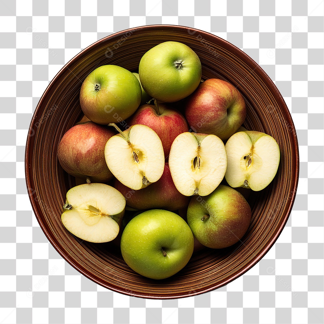 Maçãs Frutas PNG Transparente