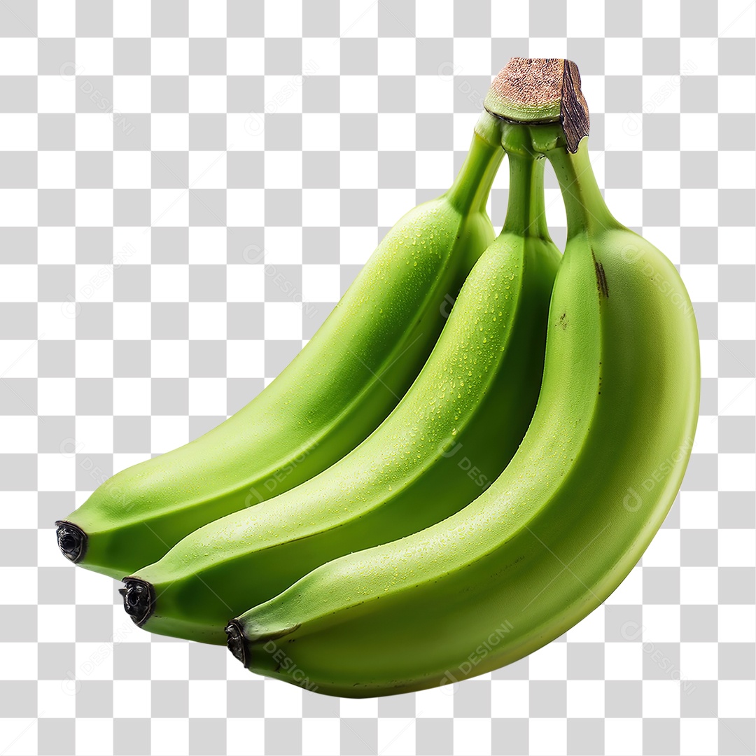 Cacho de Bananas Frutas PNG Transparente