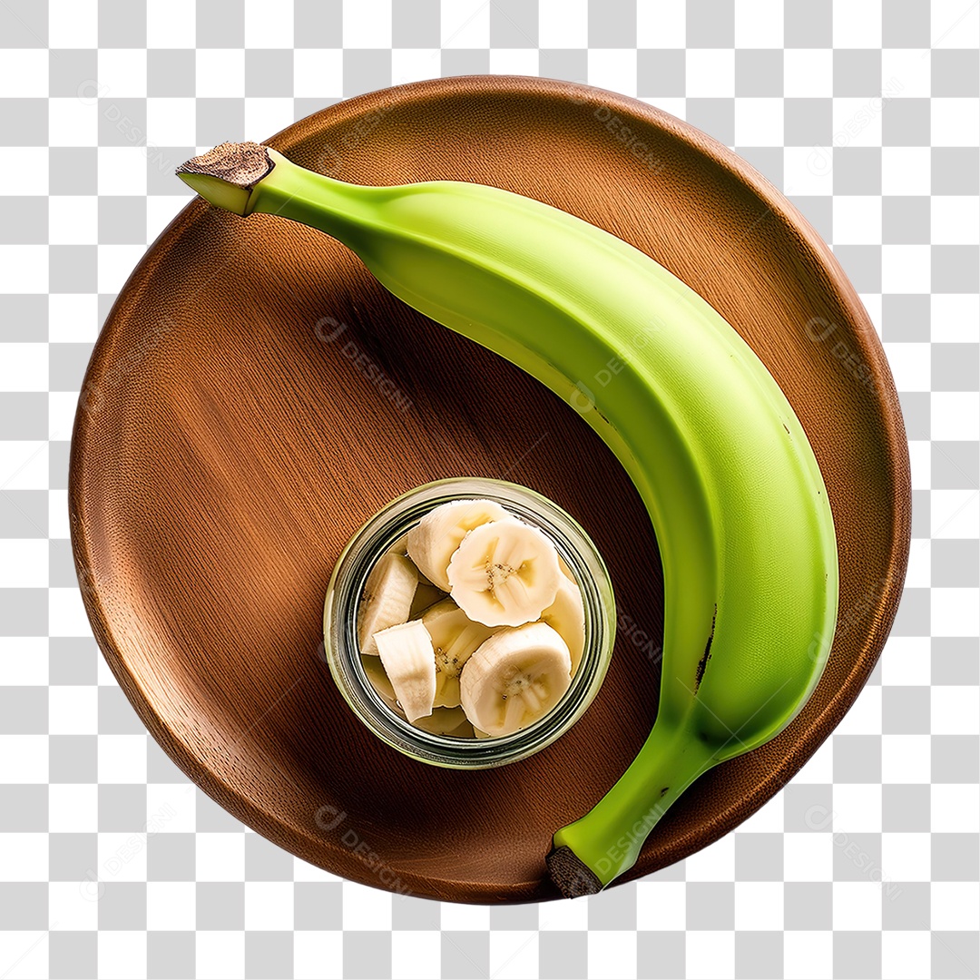 Cacho de Bananas Frutas PNG Transparente