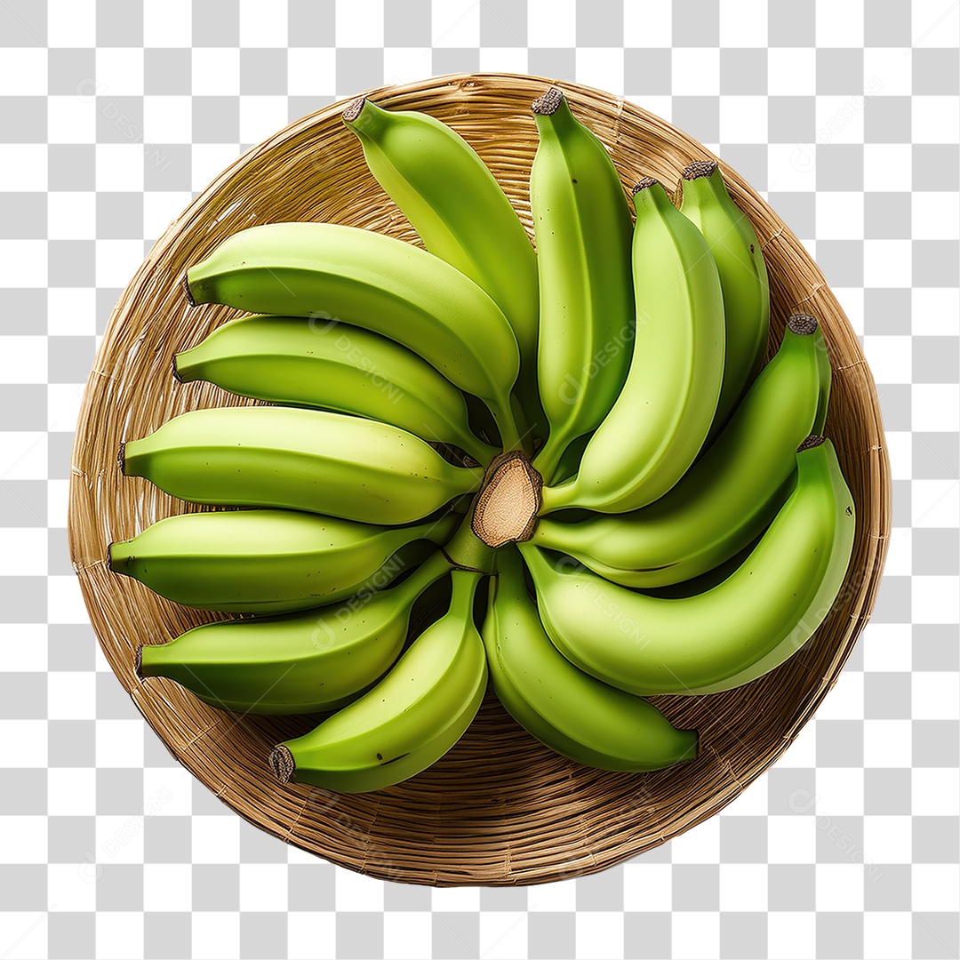 Cacho de Bananas Frutas PNG Transparente