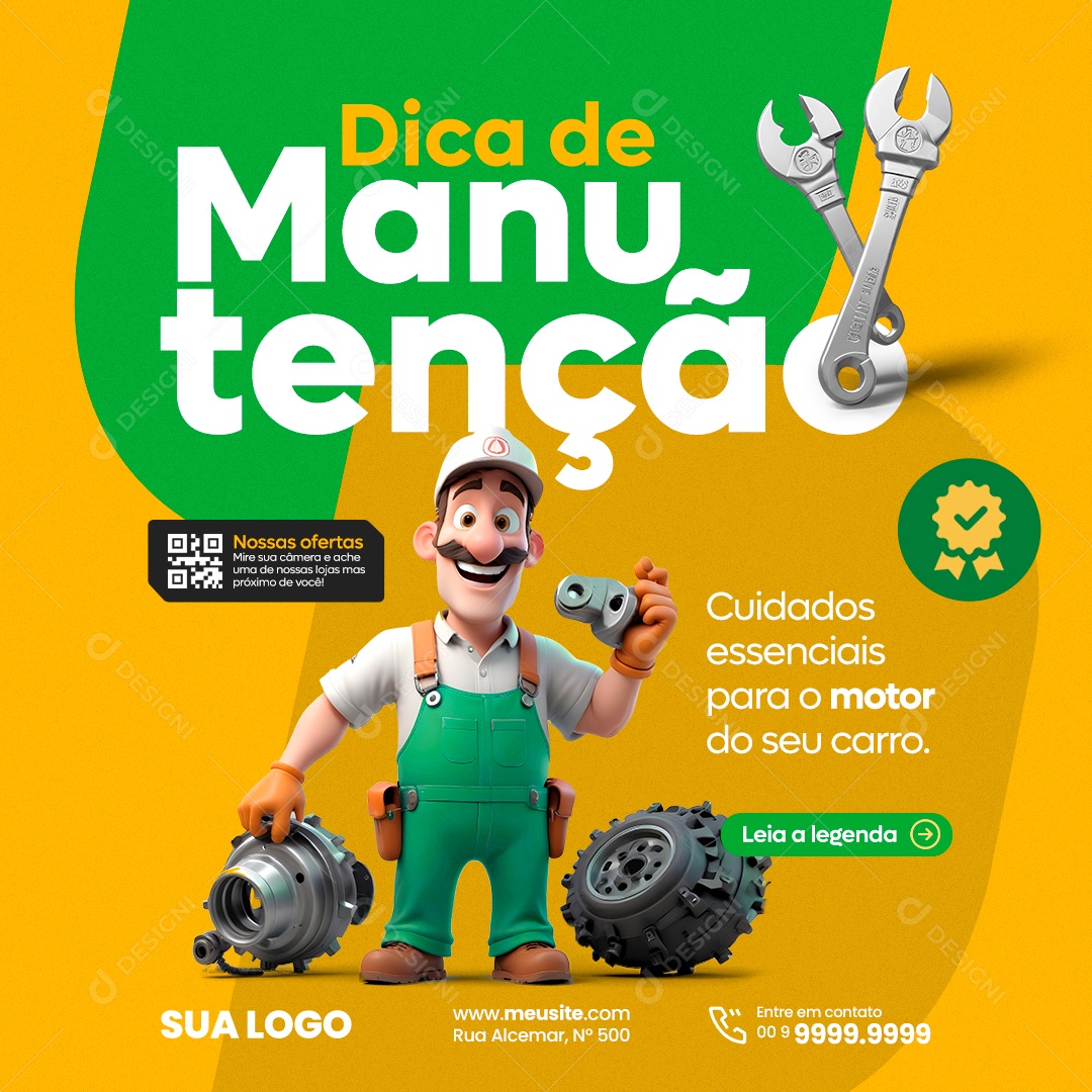 Concessionária Social Media PSD Editável