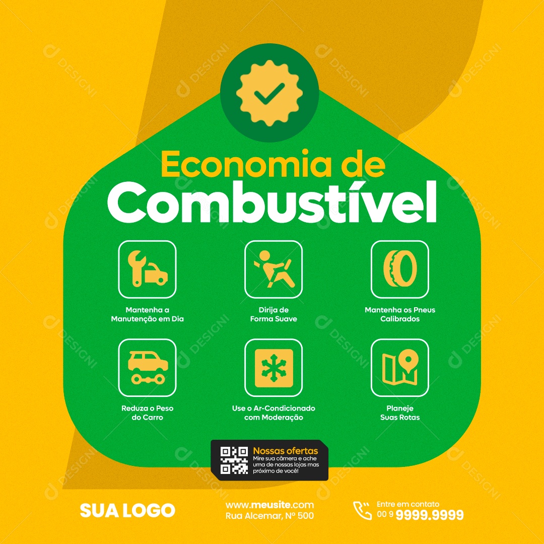 Concessionária Social Media PSD Editável