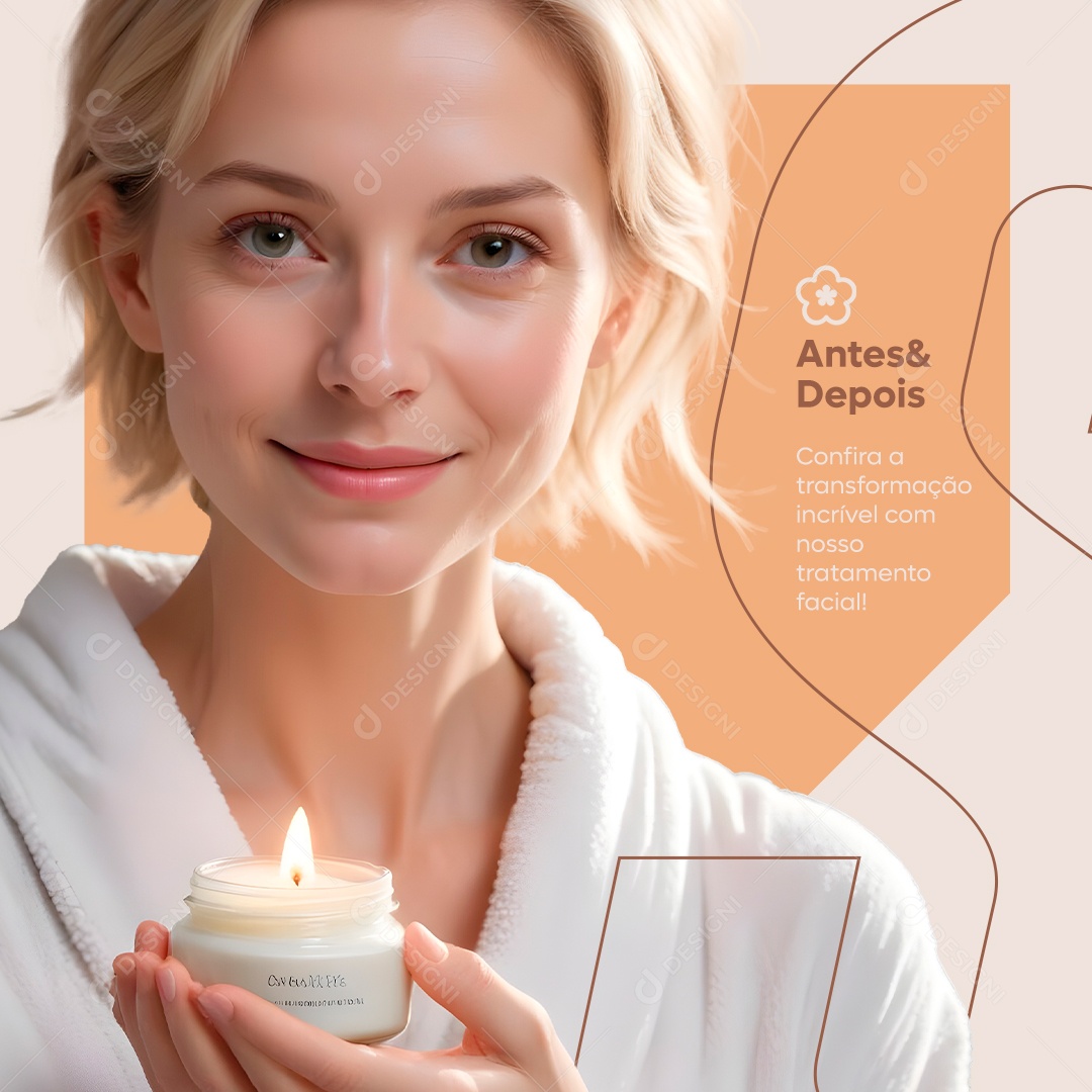 Clínica Estética Social Media PSD Editável