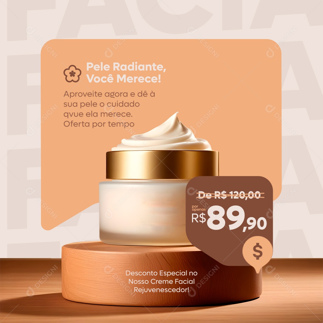 Social Media Clínica Estética PSD Editável