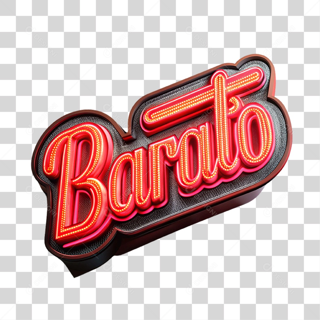 Selo 3D Barato PNG Transparente