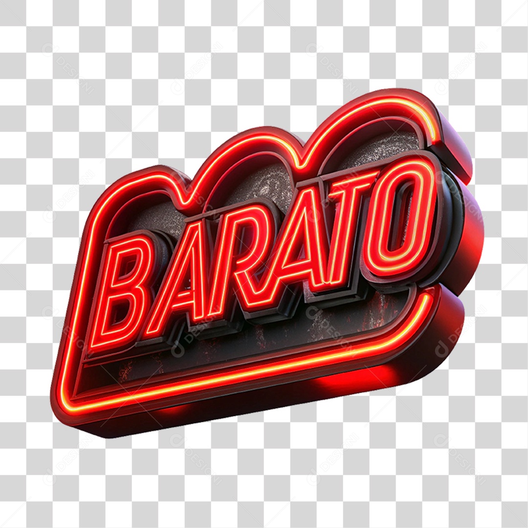 Selo 3D Barato PNG Transparente