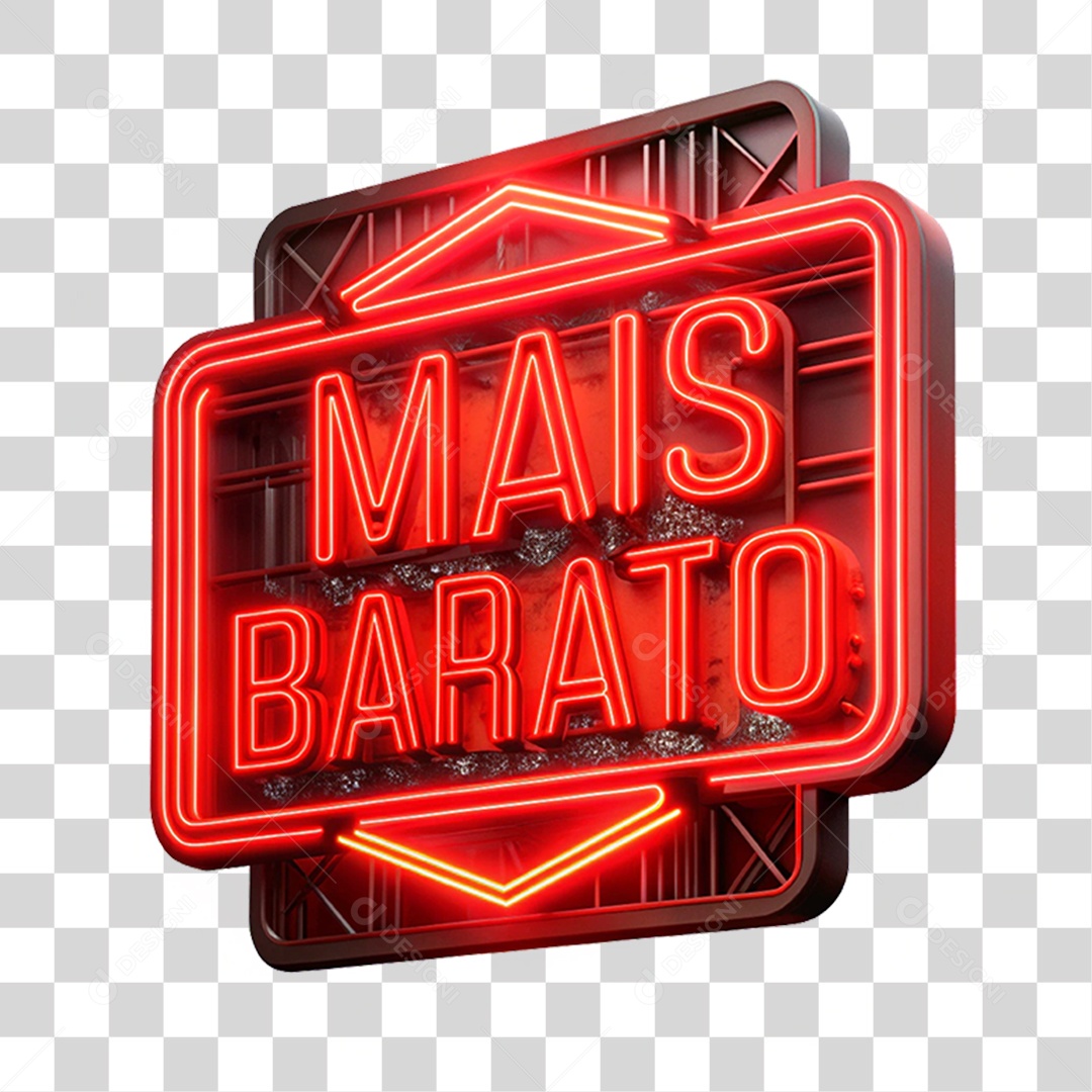 Selo 3D Mais Barato PNG Transparente
