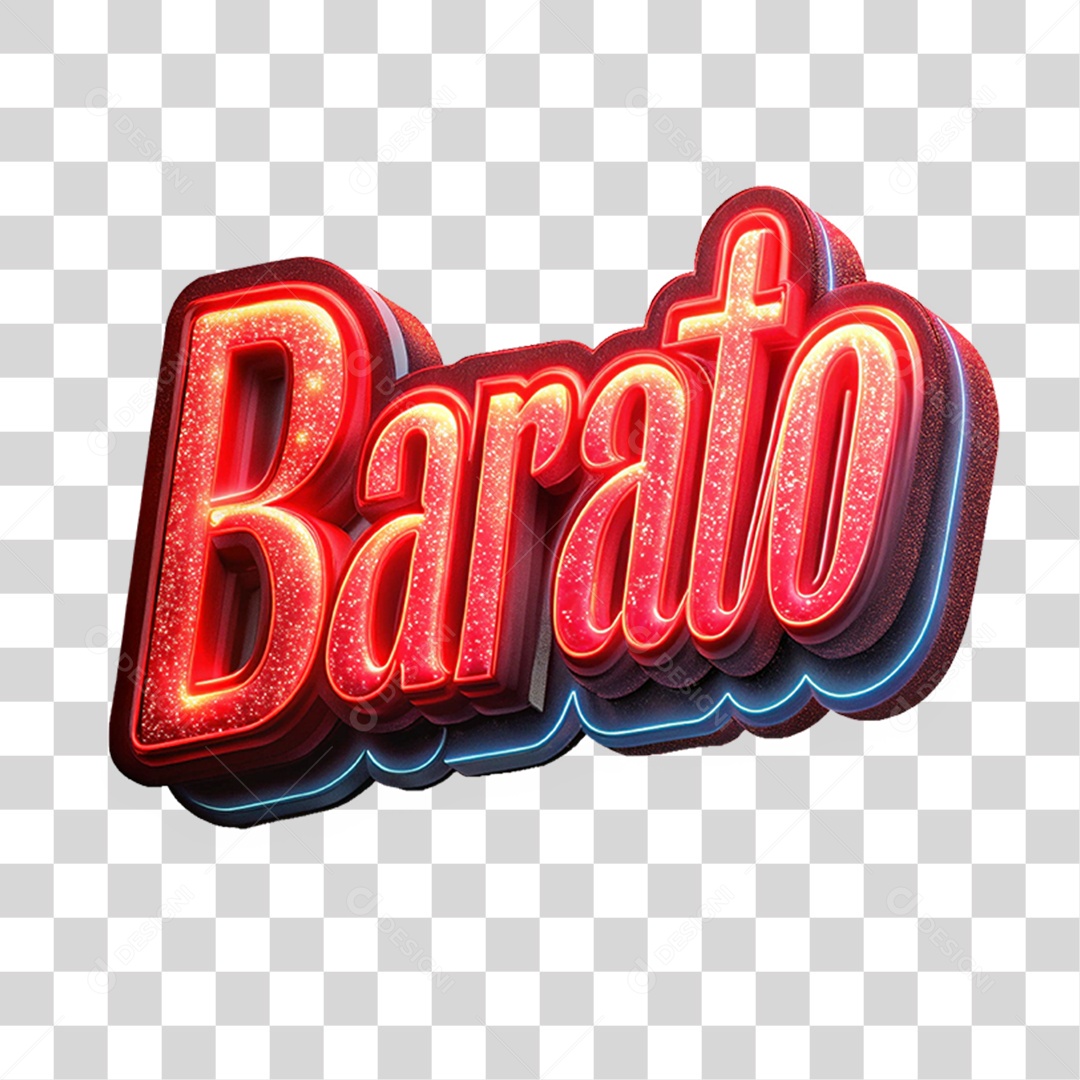 Selo 3D Barato PNG Transparente