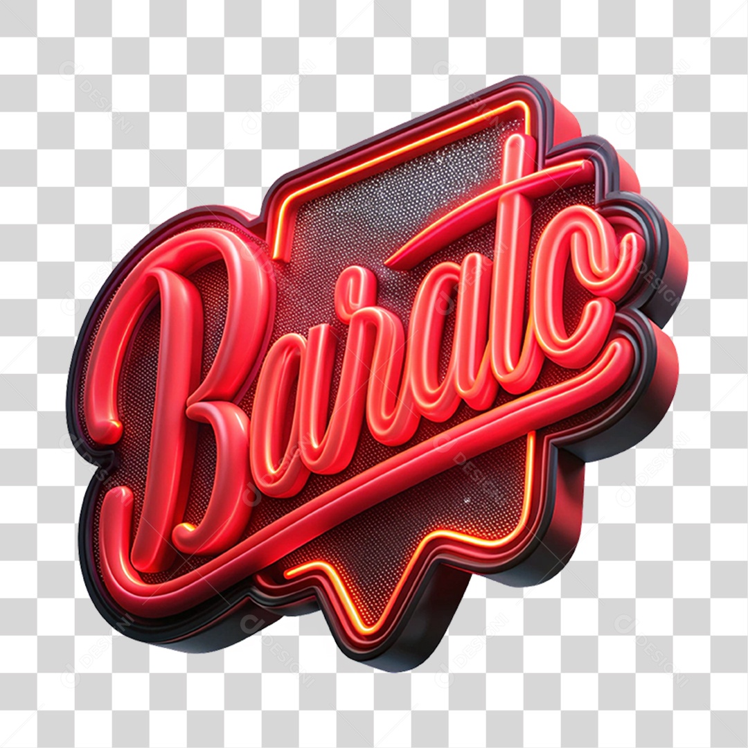 Selo 3D Barato PNG Transparente