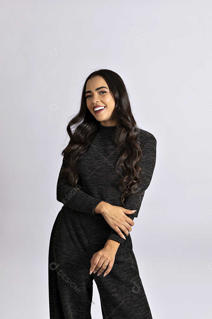 Garota linda maquiada