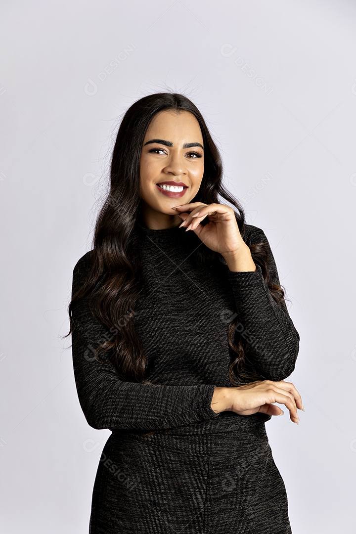 Garota linda maquiada