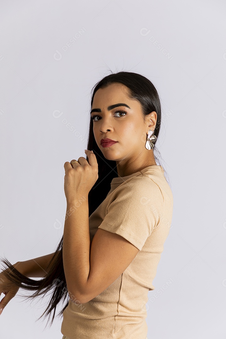 Mulher seria elegante