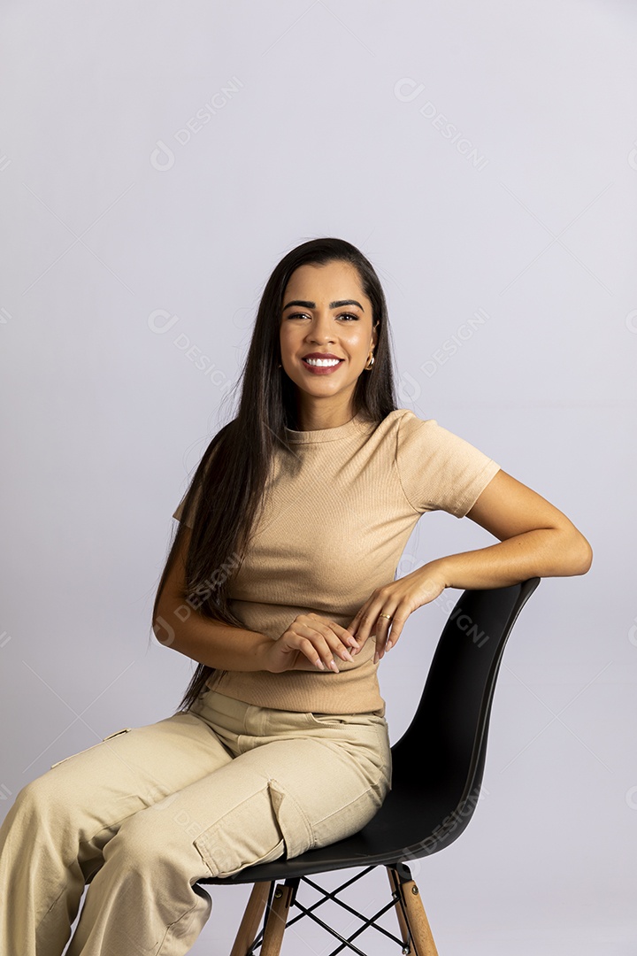 Mulher linda e estilosa