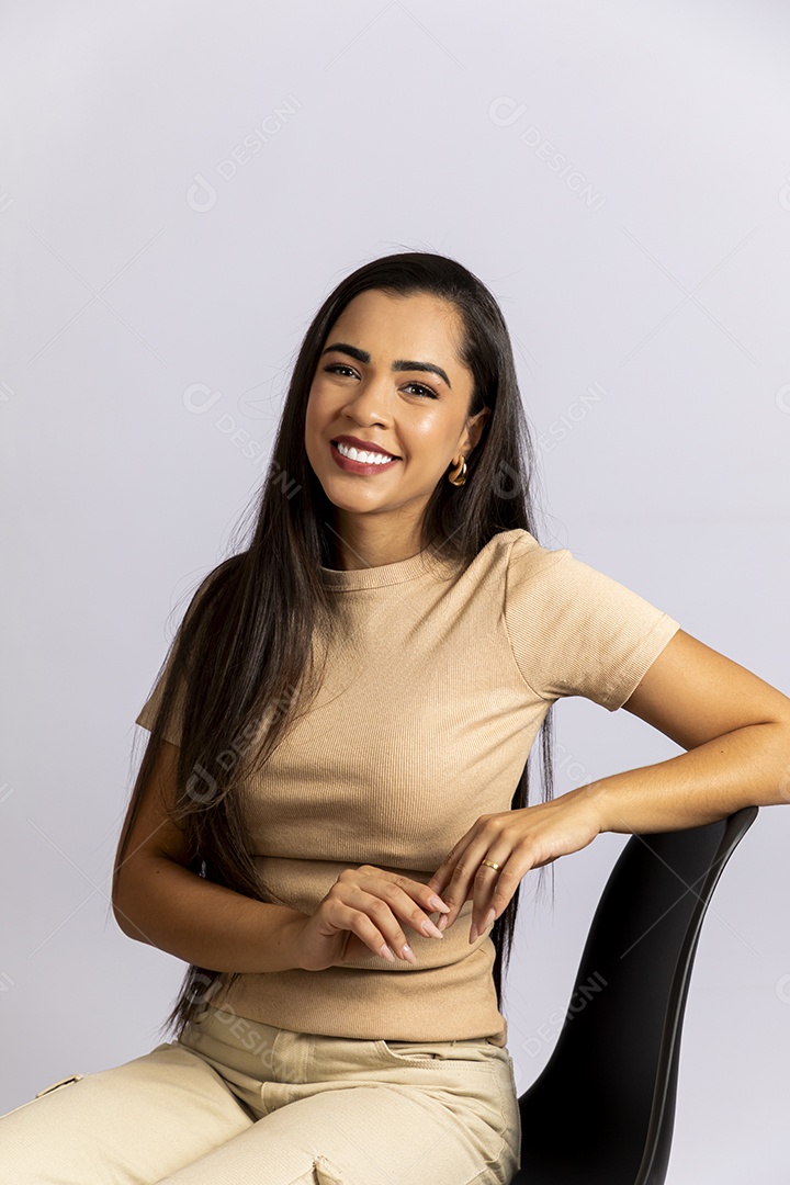 Mulher estilosa e moderna