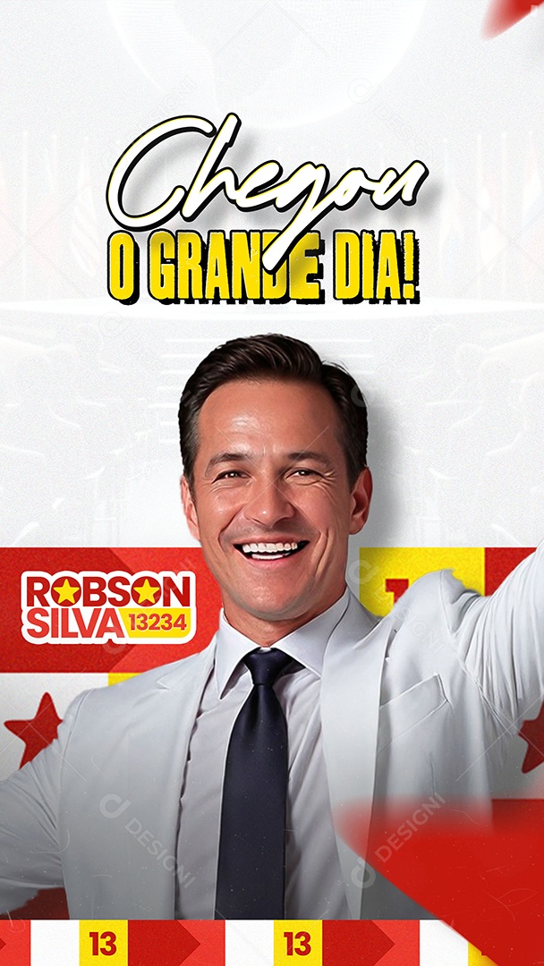 Story Campanha Eleitoral Política Prefeito Vereador Social Media PSD Editável