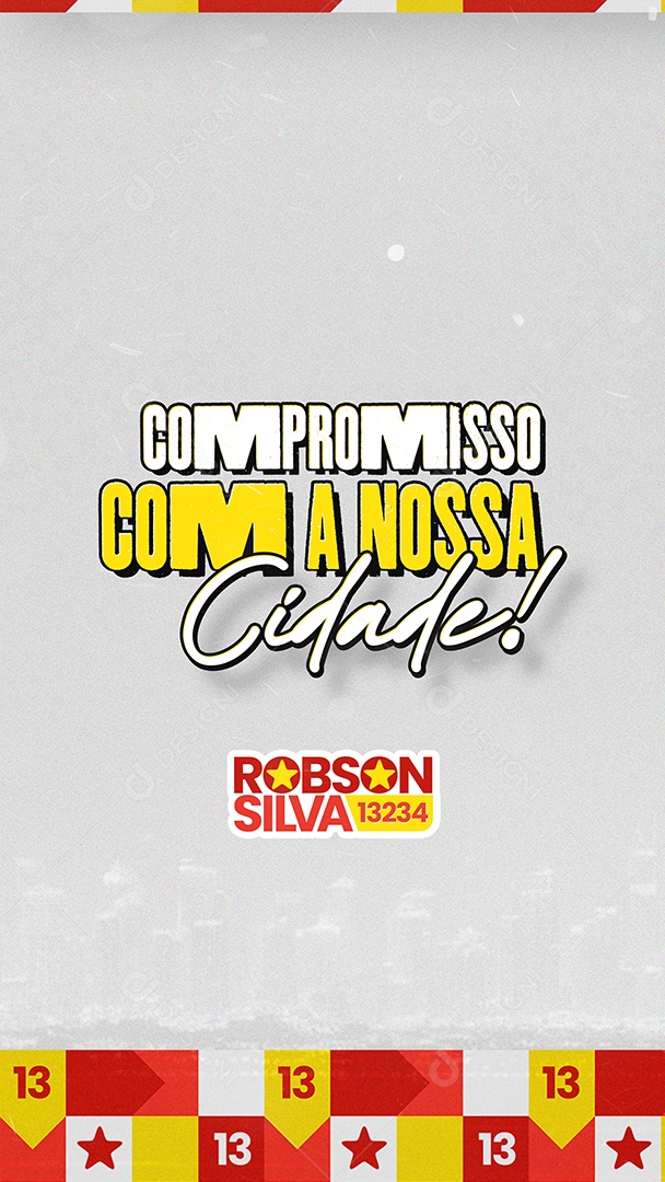 Story Campanha Eleitoral Política Prefeito Vereador Social Media PSD Editável