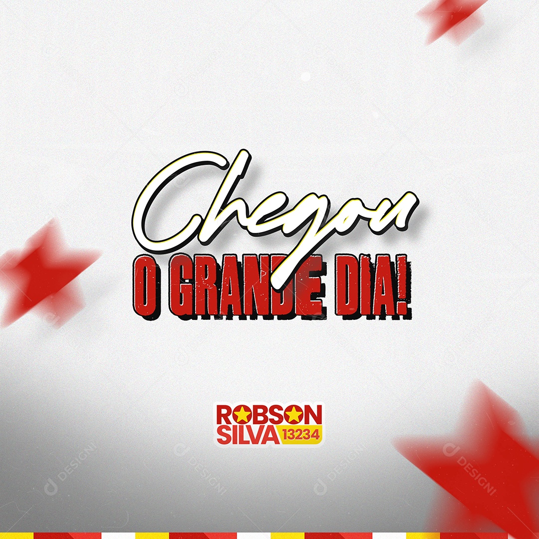 Campanha Eleitoral Política Prefeito Vereador Social Media PSD Editável