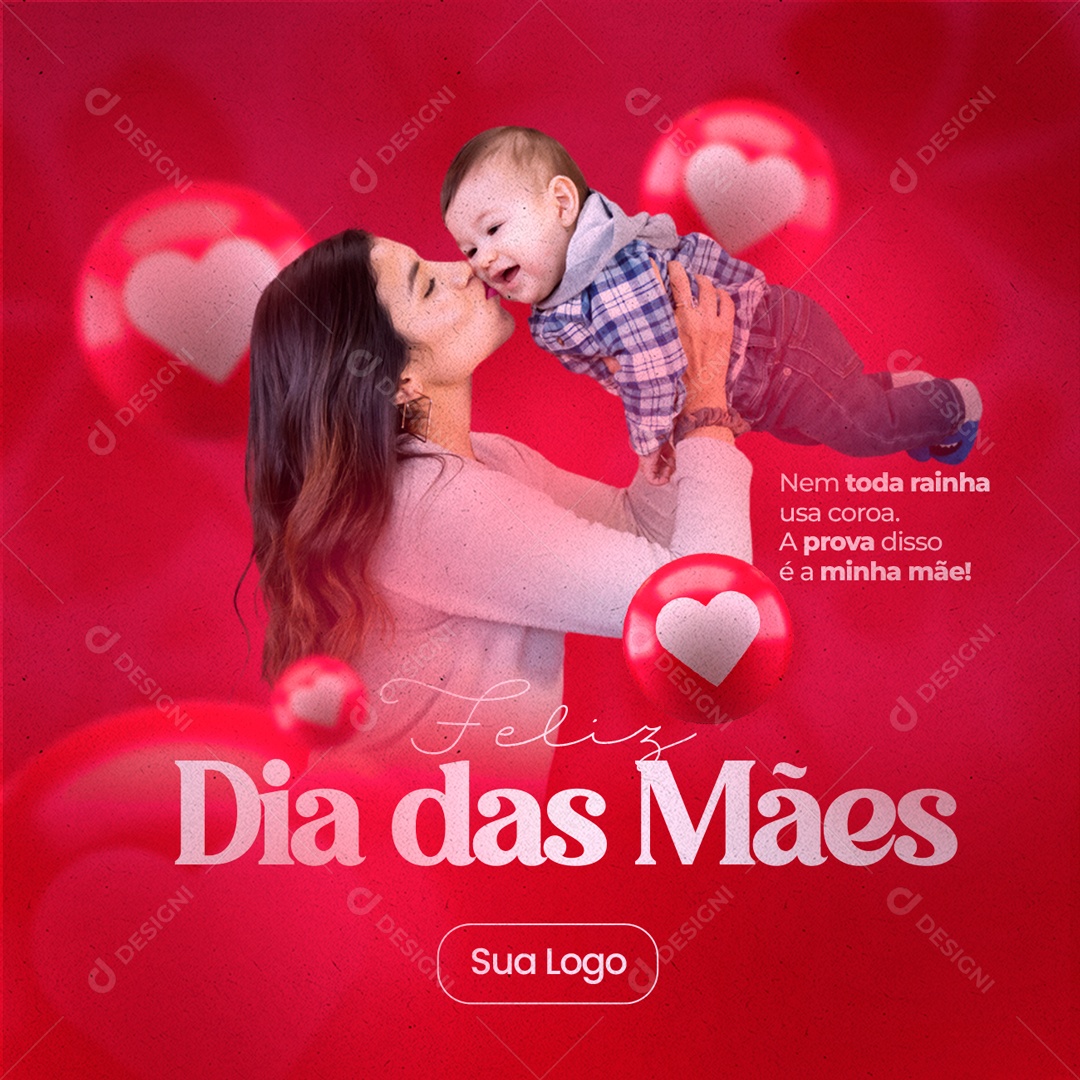 Dia das Mães 12 de Maio Social Media PSD Editável