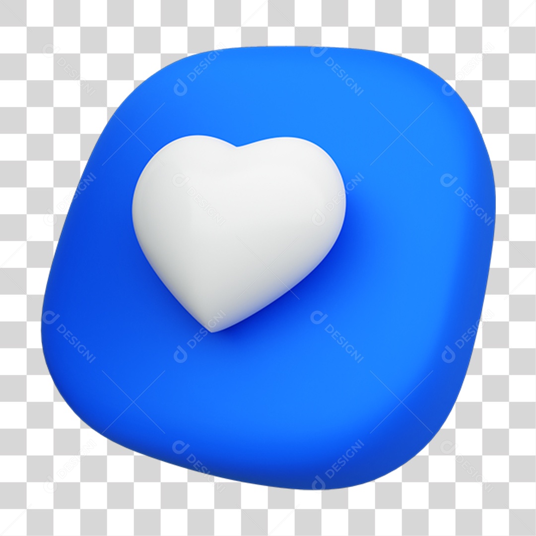 Caixa de Mensagem Coração PNG Transparente