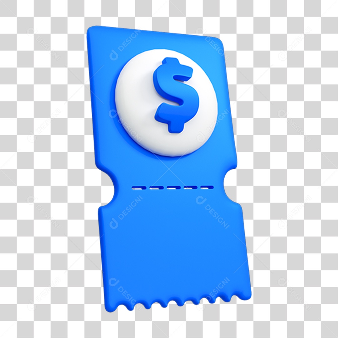 Elemento 3D Selo Etiqueta Cifrão PNG Transparente