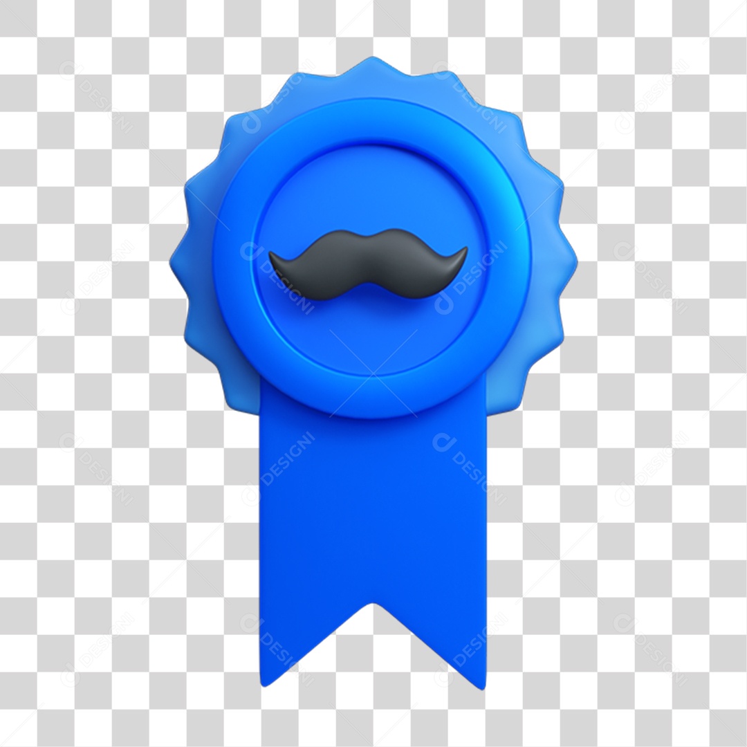 Elemento 3D Selo Etiqueta PNG Transparente