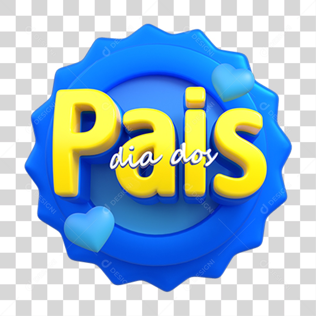 Selo 3D Ofertas dos Pais PNG Transparente