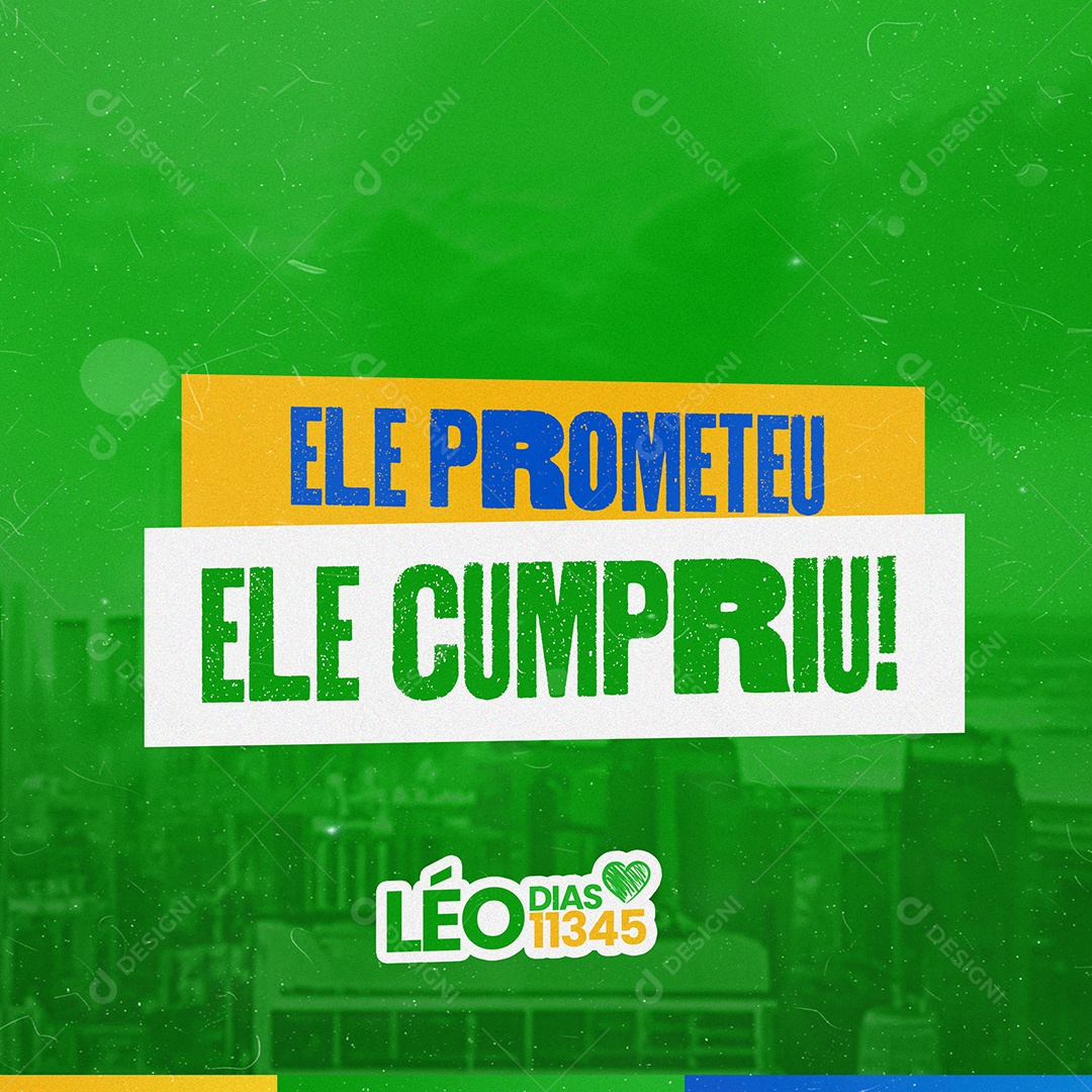 Politica Campanha Eleitoral Prefeito Vereador Social Media PSD Editável