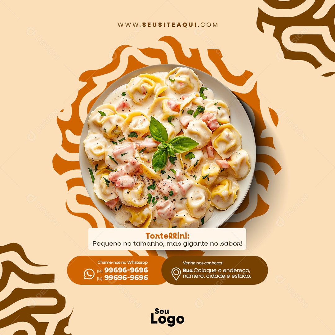 Feed Casa de Massa Social Media PSD Editável