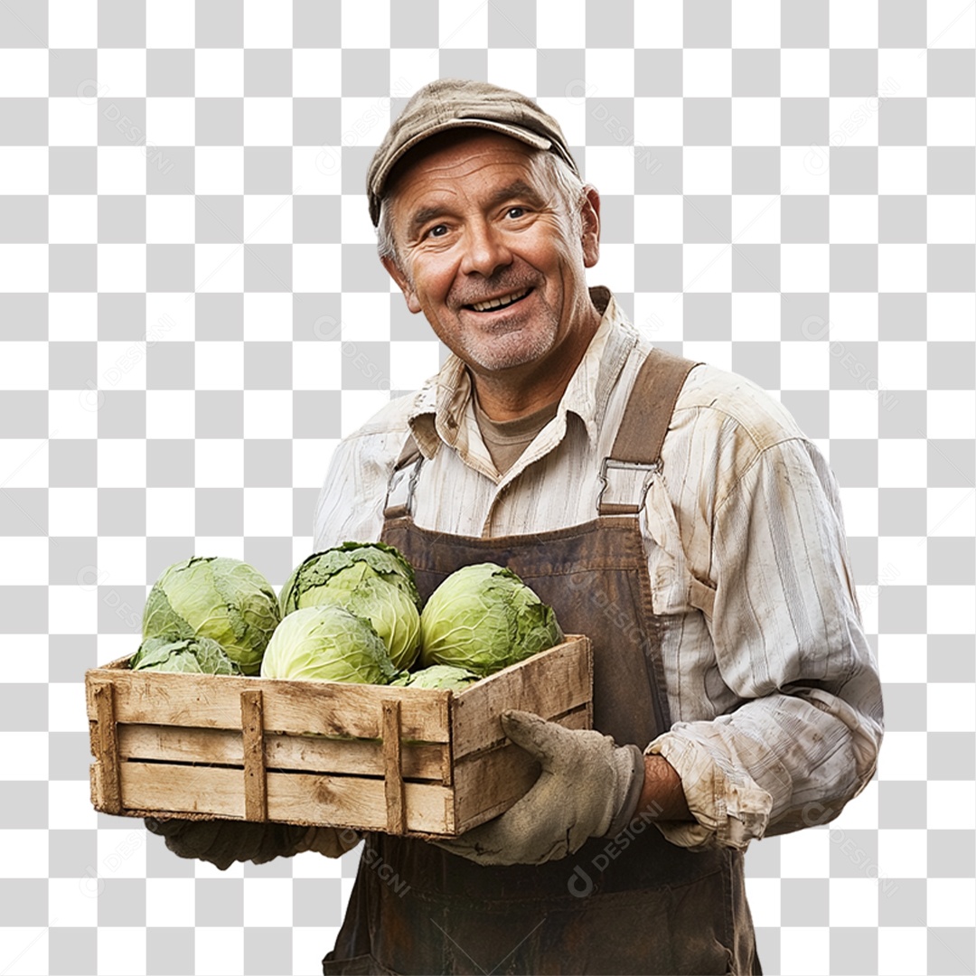 Trabalhador de Feira PNG Transparente