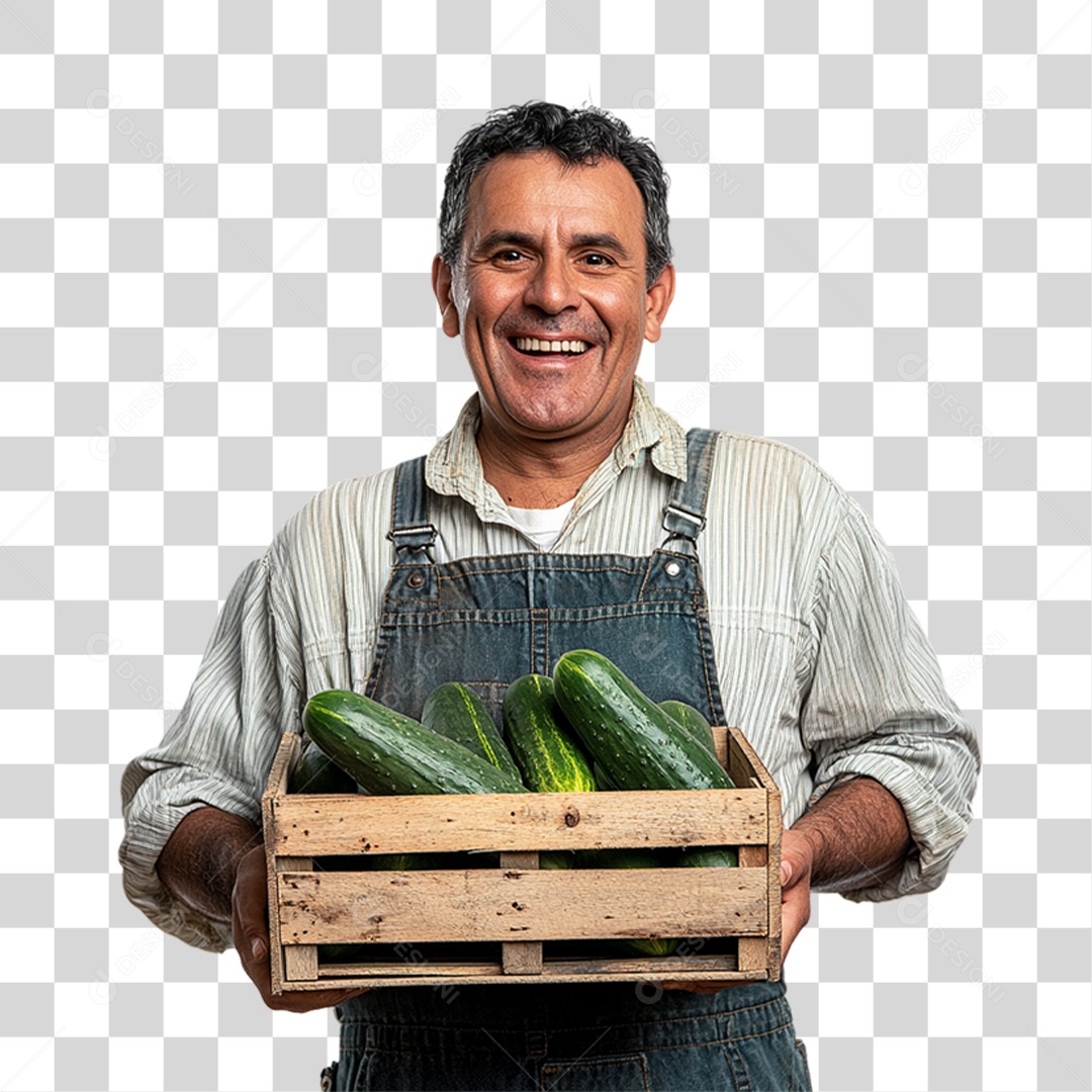 Trabalhador de Feira PNG Transparente