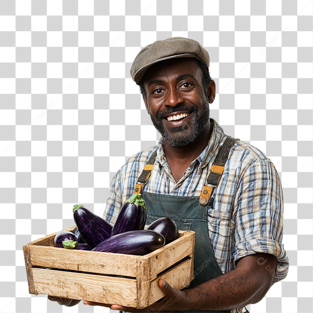 Trabalhador de Feira PNG Transparente