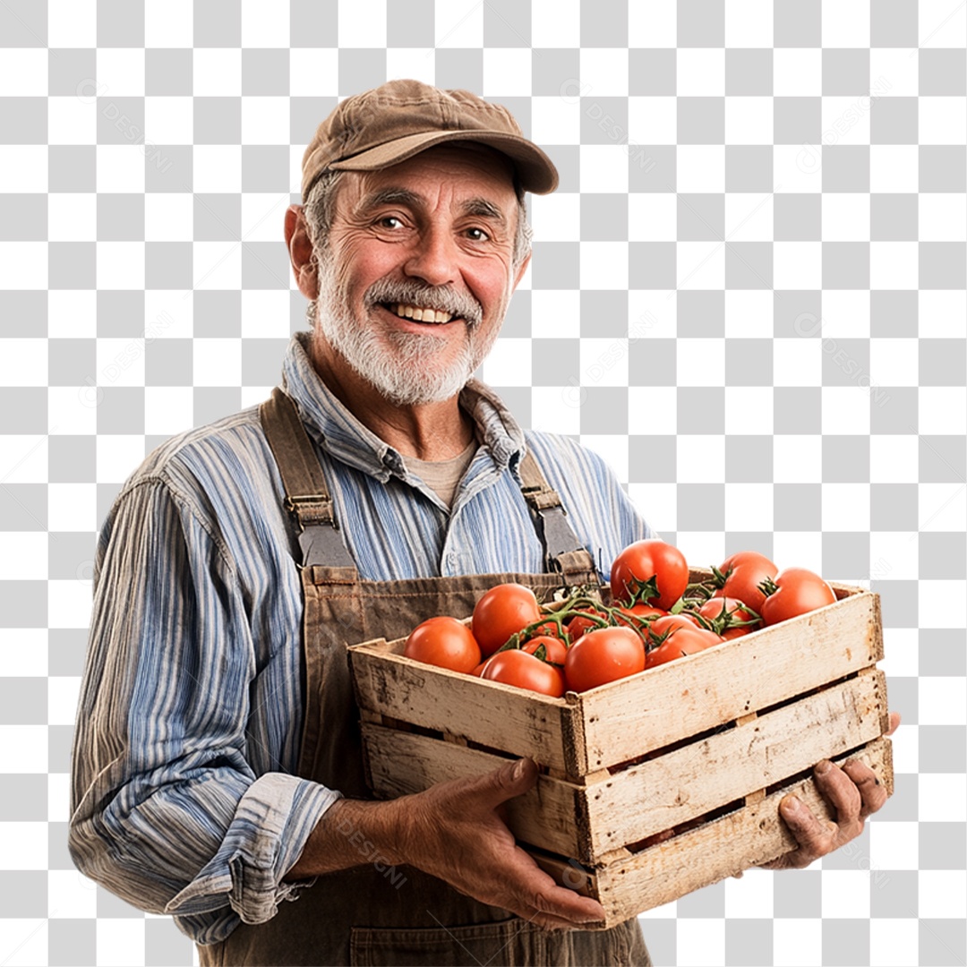 Trabalhador de Feira PNG Transparente