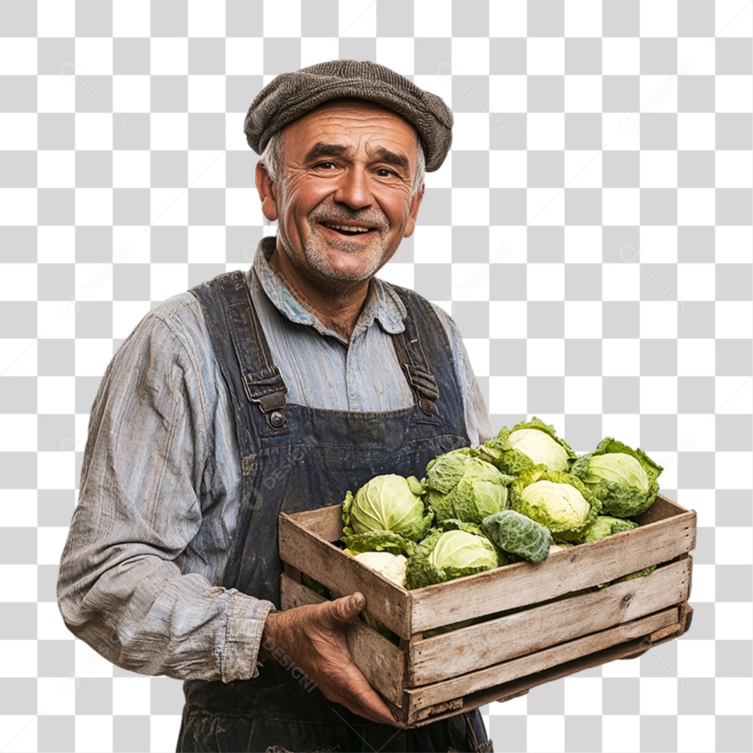 Trabalhador de Feira PNG Transparente