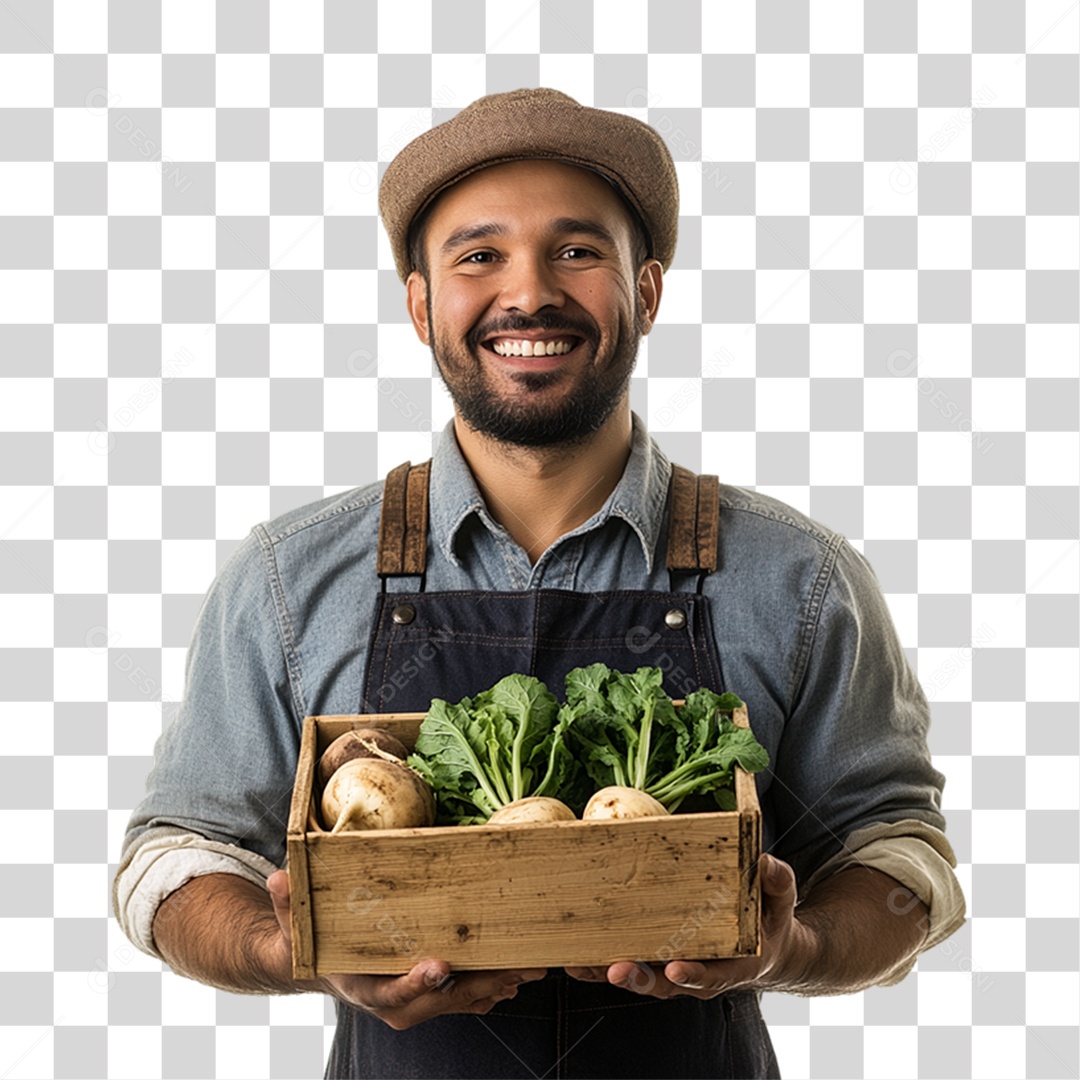 Trabalhador de Feira PNG Transparente