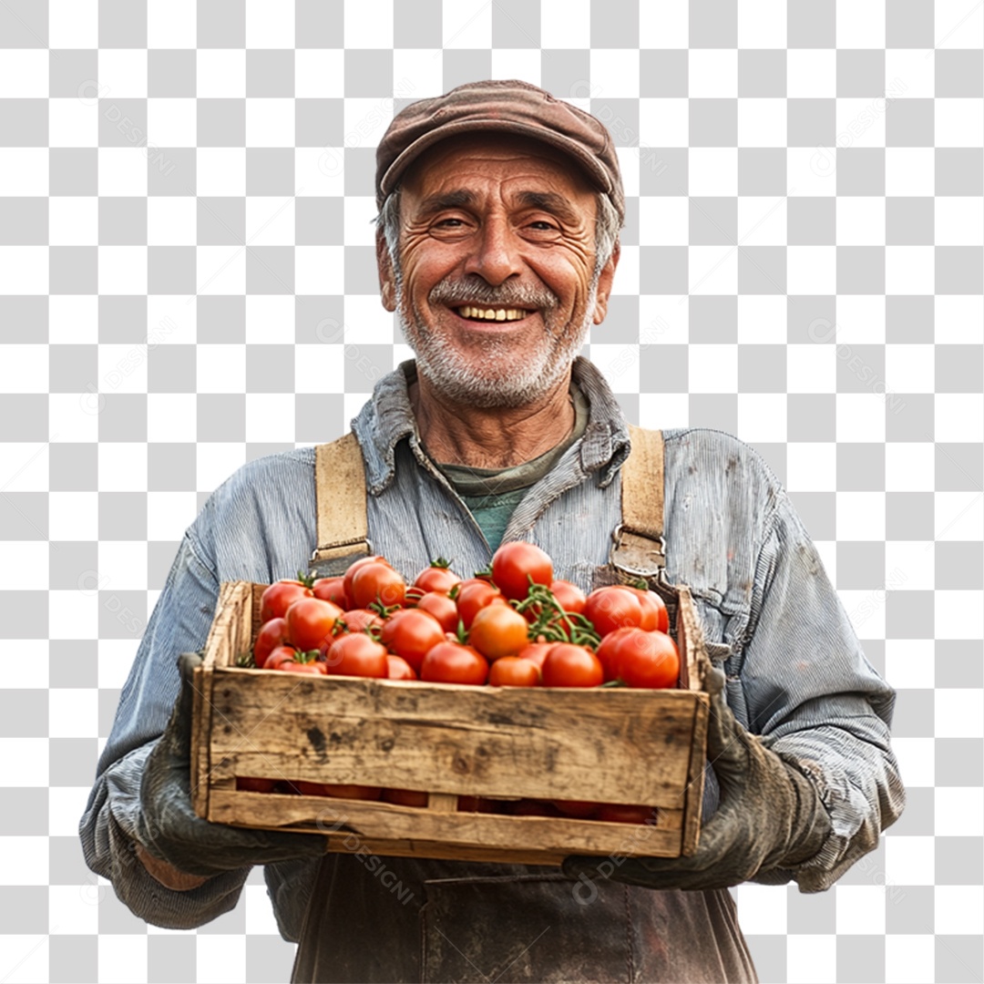 Trabalhador de Feira PNG Transparente