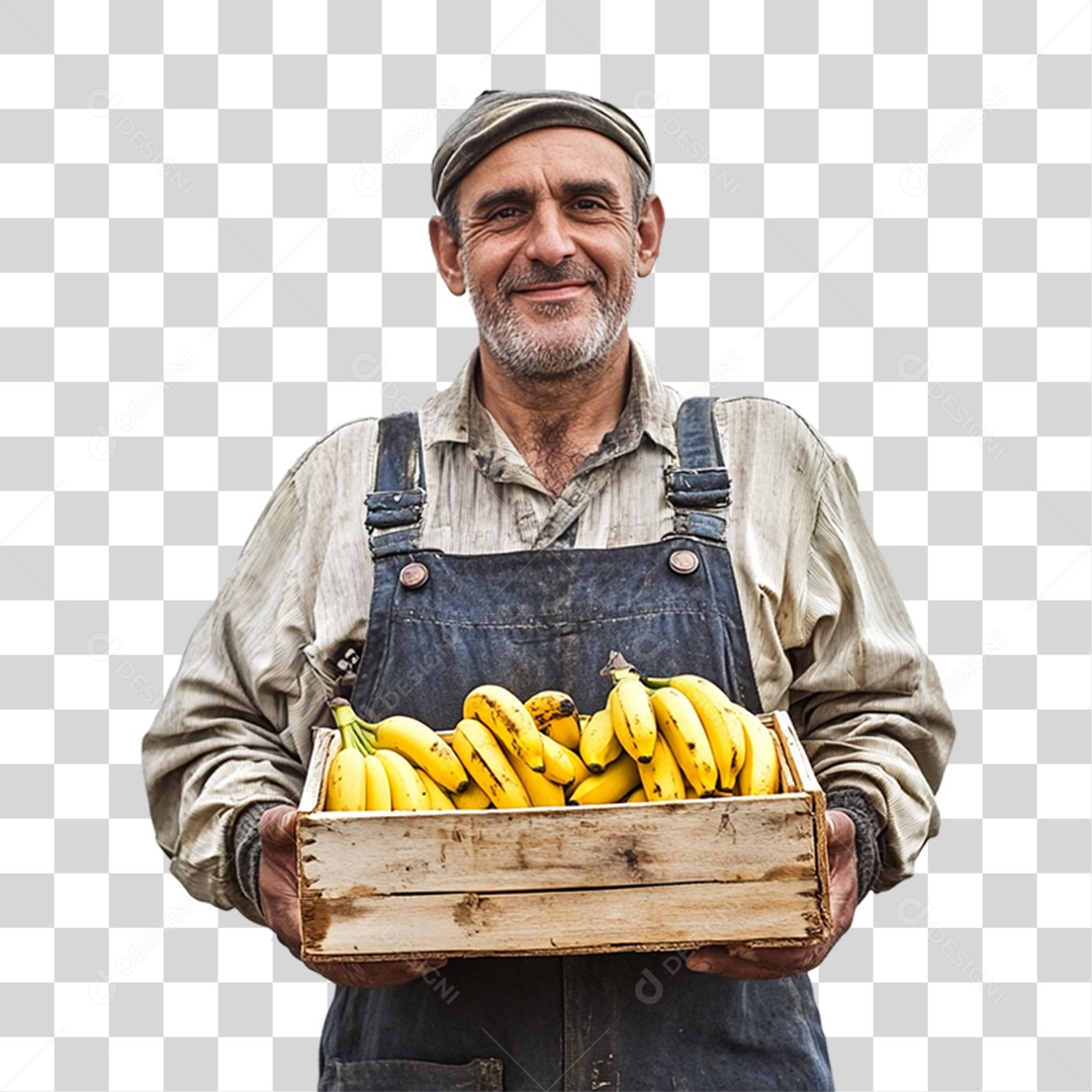 Trabalhador de Feira PNG Transparente
