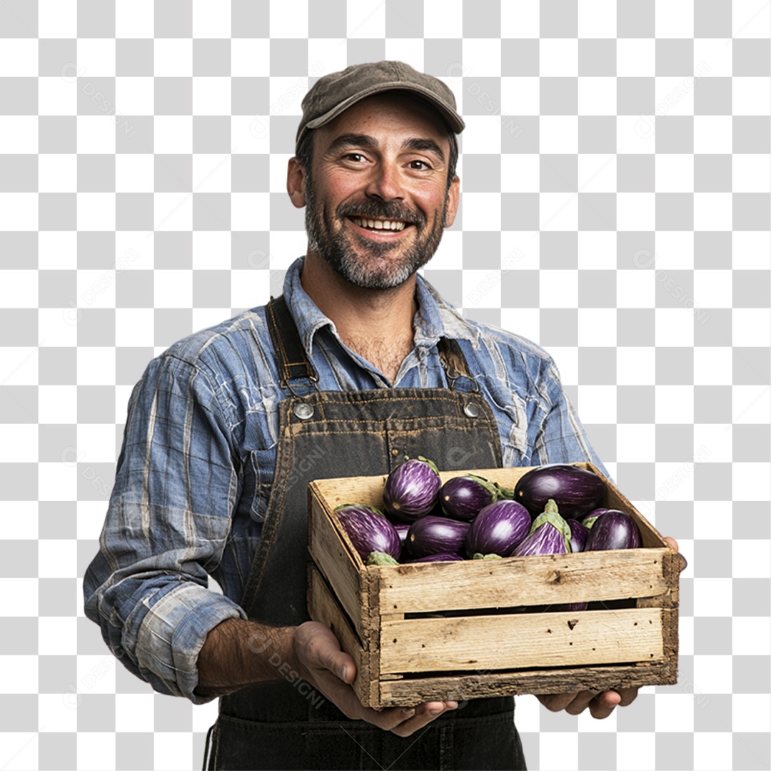 Trabalhador de Feira PNG Transparente