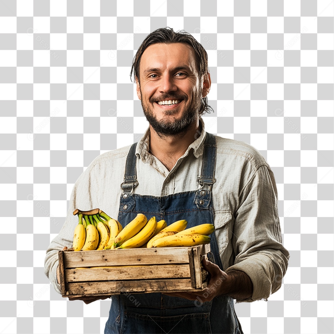 Trabalhador de Feira PNG Transparente