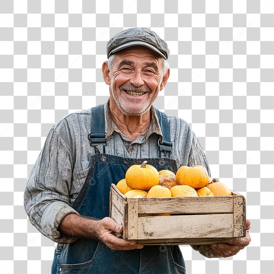 Trabalhador de Feira PNG Transparente